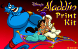 [Скриншот: Disney’s Aladdin Print Kit]
