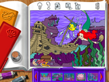 [Скриншот: Disney's Digital Coloring Book: Disney's The Little Mermaid]