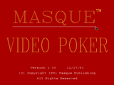[Скриншот: Masque Video Poker]