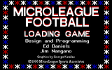 [MicroLeague Football: The Coach's Challenge - скриншот №1]