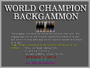 World Champion Backgammon