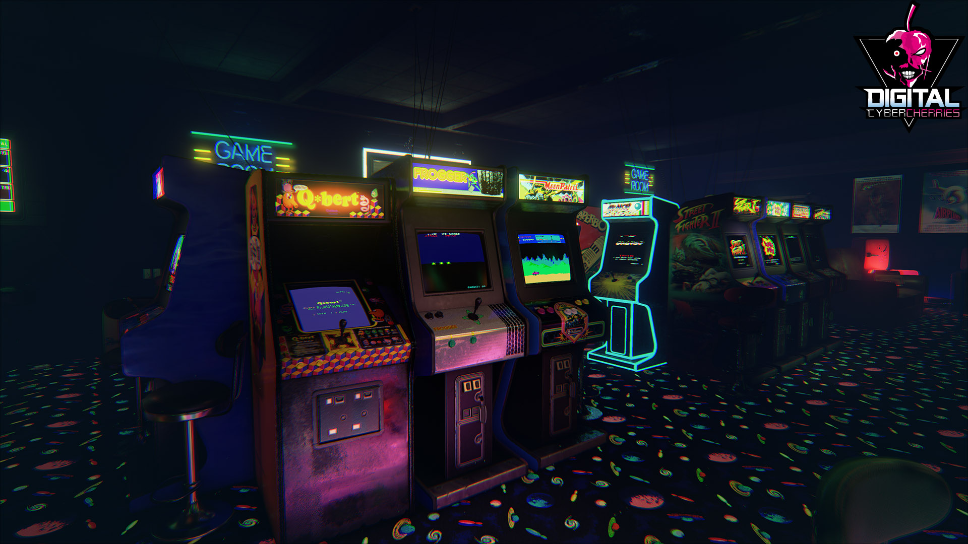 Retro new casino 2024. Игровой автомат Retro Arcade. Зал игровых автоматов аркада. Игровой автомат ретро Вейв. New Retro Arcade Neon.