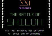 The Battle of Shiloh