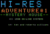 [Hi-Res Adventure #1: Mystery House - скриншот №4]