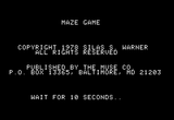 [Maze Game - скриншот №1]