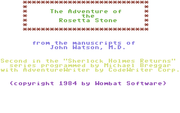 Sherlock Holmes Returns