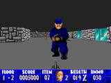 [Скриншот: Wolfenstein 3D]