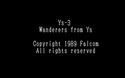 Ys III: Wanderers from Ys