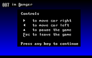 007 Bond in Danger