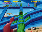 3-D Frog Man