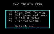 3-K Trivia