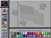 America Paint and Learn