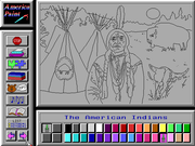 America Paint and Learn