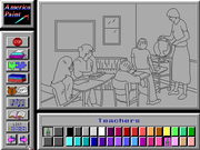 America Paint and Learn