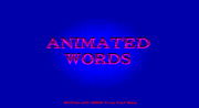Animated Words