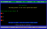 The Astronomy Quiz