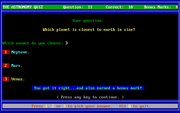 The Astronomy Quiz
