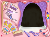 [Скриншот: Barbie: Magic Hair Styler]