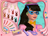 [Скриншот: Barbie: Magic Hair Styler]