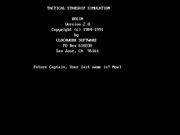 Begin: A Tactical Starship Simulation