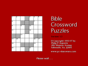 Bible Crossword Puzzles