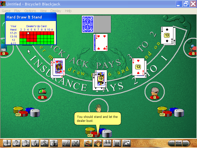 Скриншоты Bicycle Blackjack на OldGames.RU