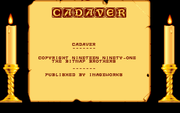 Cadaver