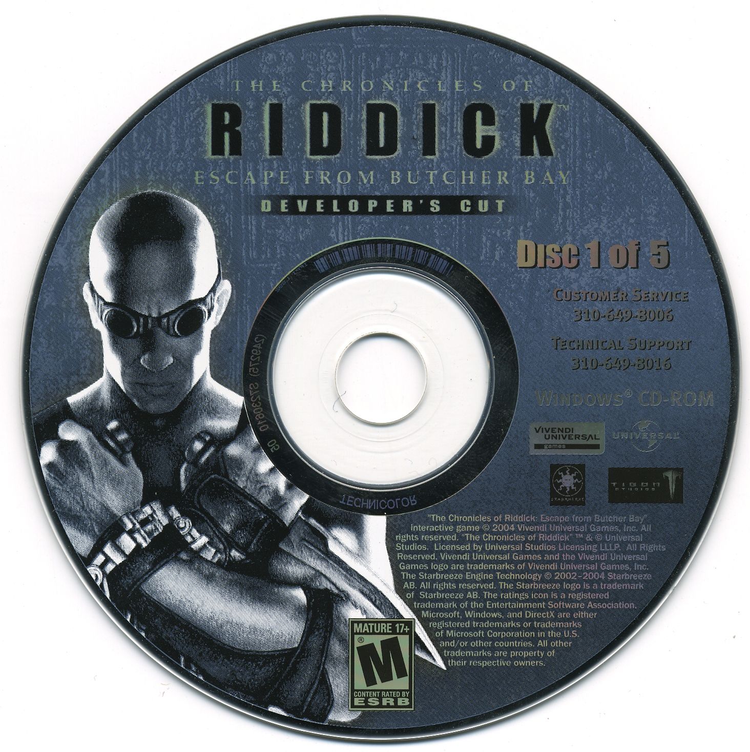 Jeu PC The Chronicles Of Riddick - Developer's Cut - Version PAL Neuve Sous Blister !