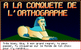 [Скриншот: A la conquête de l'orthographe (CE)]