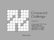 Crossword Challenge