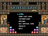 [Скриншот: Crystal Cave Gold]