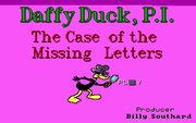Daffy Duck, P.I.: The Case of the Missing Letters