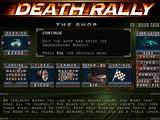 [Скриншот: Death Rally]