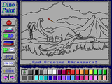 [Скриншот: Dino Paint and Learn]