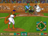 [Скриншот: Dinomight Baseball]