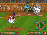 [Скриншот: Dinomight Baseball]