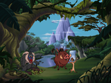 [Disney's Adventures in Typing with Timon and Pumbaa - скриншот №2]