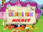 Disney's Digital Coloring Book Featuring Mickey