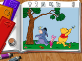 [Скриншот: Disney's Digital Coloring Book Featuring Pooh]