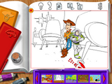 [Скриншот: Disney's Digital Coloring Book: Toy Story 2]