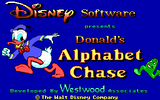 [Скриншот: Donald's Alphabet Chase]