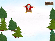 Downhill Santa