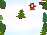 Downhill Santa