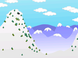 [Скриншот: Downhill Santa]