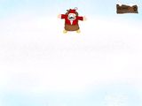 [Скриншот: Downhill Santa]
