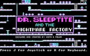 Dr. Sleeptite and the Nightmare Factory