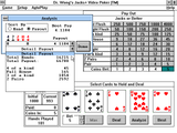 [Скриншот: Dr. Wong's Jacks+ Video Poker for Windows]