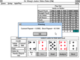 [Скриншот: Dr. Wong's Jacks+ Video Poker for Windows]
