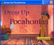 Dress Up Pocahontas