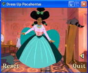 Dress Up Pocahontas